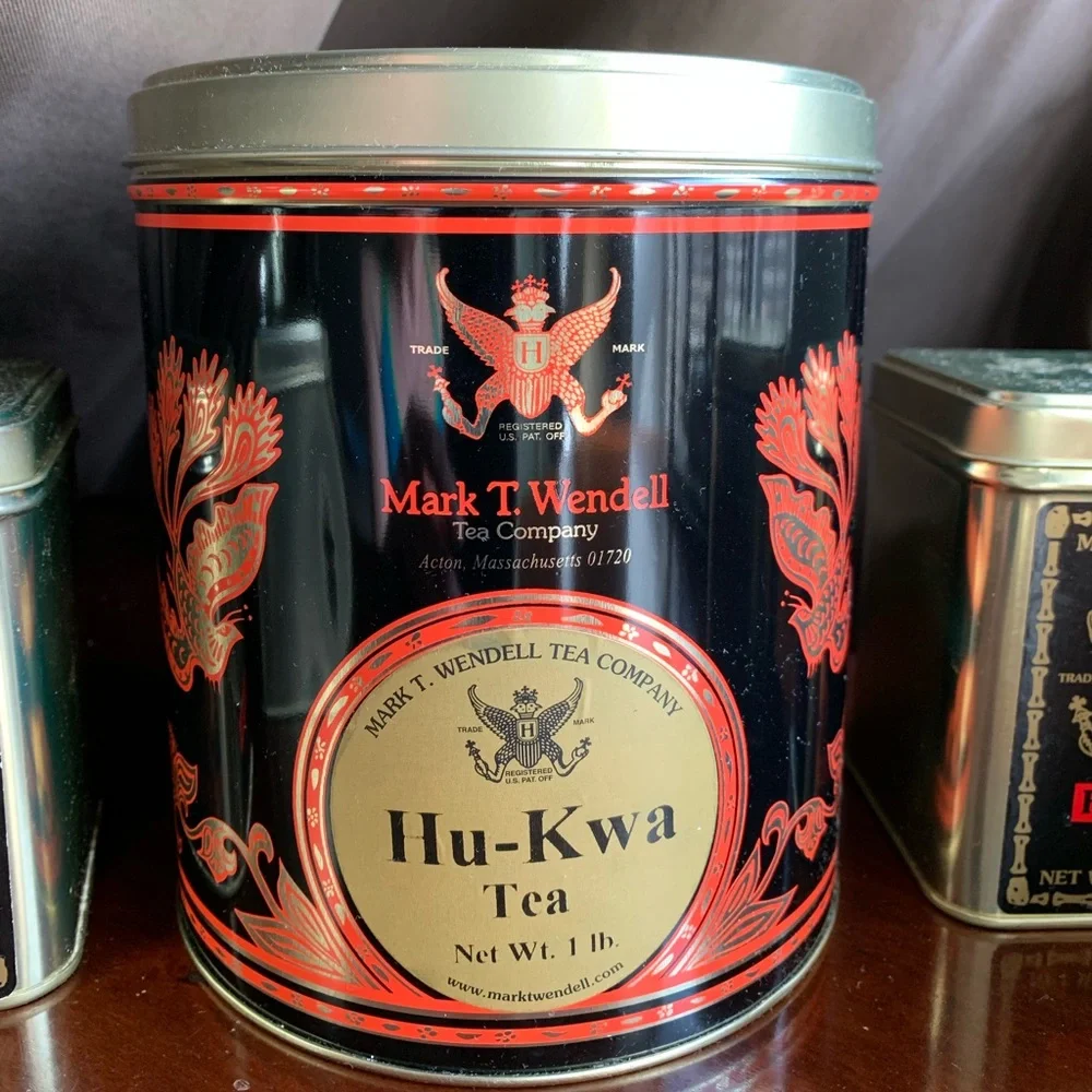 Lot of 5 Metal Tea Tins from Mark T. Wendell Tea Company - Picture 2 of 16